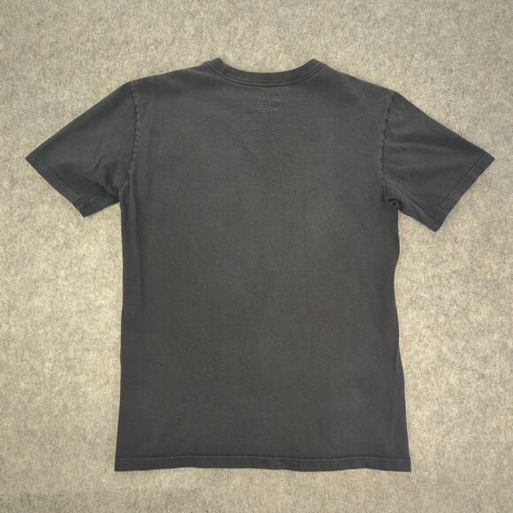 Nike Shirt Mens Medium Black Just Do It Swoosh Logo Spell Out Tee Athletic - Picture 2 of 6